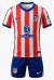 Kit Infantil Atlético de Madrid 2026/27 Home I - Branco Vermelho