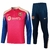 FC Barcelona Conjunto Blusão 2024/25 Treino Nike - Vermelho