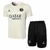 Paris Saint Germain PSG Kit Camisa e Short de Treino 2024/25 - Masculina - Bege