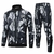 Conjunto Jaqueta Arsenal 2024/25 Treino Adidas - Preto Cinza Branco