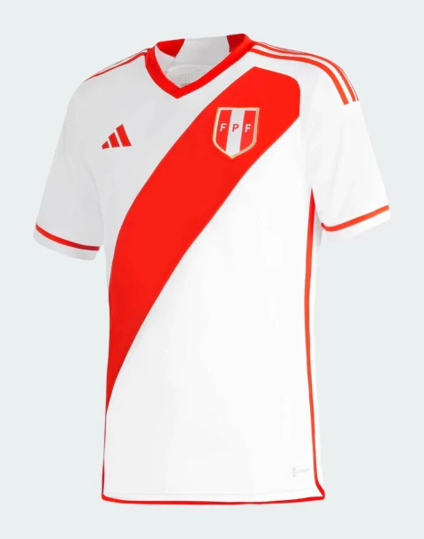 Camisa Peru 2023 - Torcedor Masculina - Branca