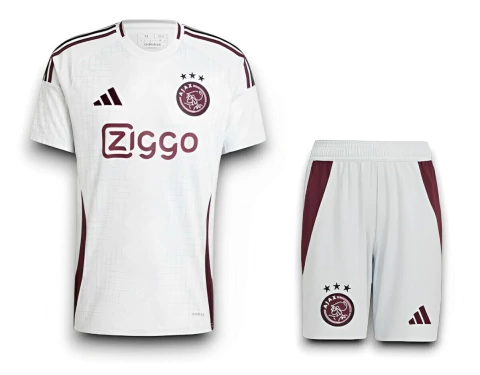 Kit Ajax Camisa e Short de Jogo 2024/25 - Torcedor Masculino - Branco - comprar online