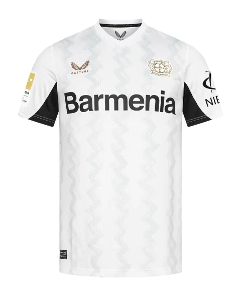 Camisa Bayer Leverkusen 2024/25 - Torcedor Masculina - Preta Cinza - (cópia)