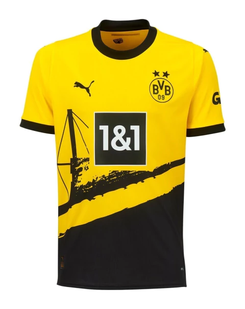 Camisa Borussia Dortmund 2023/24 - Torcedor Masculina - Amarela