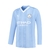 Camisa Manchester City 2023 Manga Longa Masculina - Azul