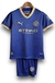 Kit Infantil Manchester City Edição Especial 2023/24 - Azul