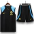 Kit Inter de Milão Regata e Short Treino 2023/24 - Preto e Azul