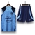 Kit Atlético de Madrid Regata e Short Treino 2023/24 - Azul