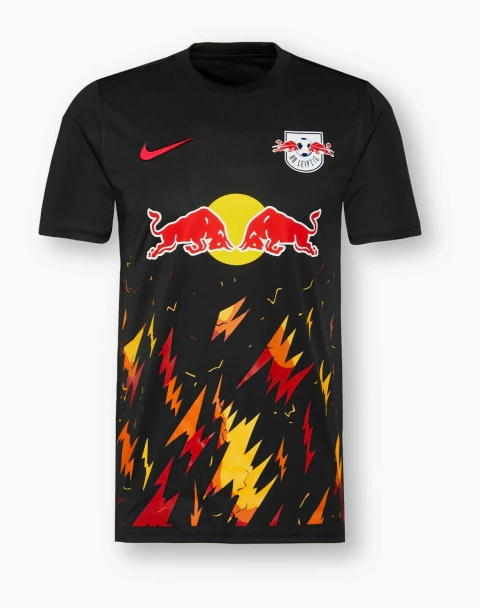 Camisa Red Bull Leipzig 2024/25 - Torcedor Masculina - Preta