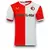 Kit Feyenoord Rotterdam 2025/26 Camisa e Short de Jogo - Torcedor Masculino - Vermelho - Branco - Preto na internet