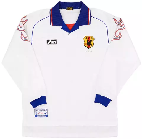 Camisa Japão 1998 - Retrô Masculina - Manga Longa - Branca - comprar online
