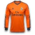 Camisa Real Madrid 2013/14 Manga longa - Retro Masculina - Laranja