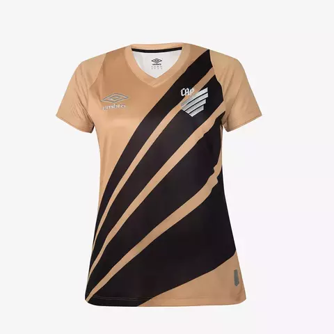 Camisa Athlético Paranaense 2024/25 Torcedor Feminina - Dourada