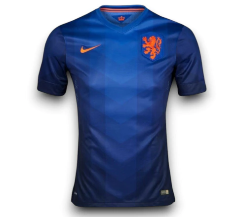 Camisa Holanda 2014 - Retrô Masculina - Azul - comprar online