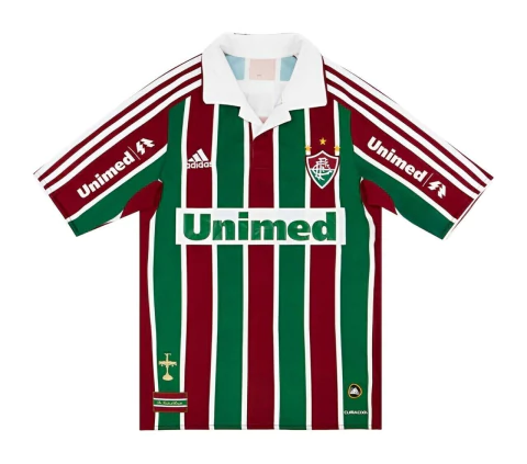 Camisa Fluminense 2010 Adidas - Retrô Masculino - Tricolor