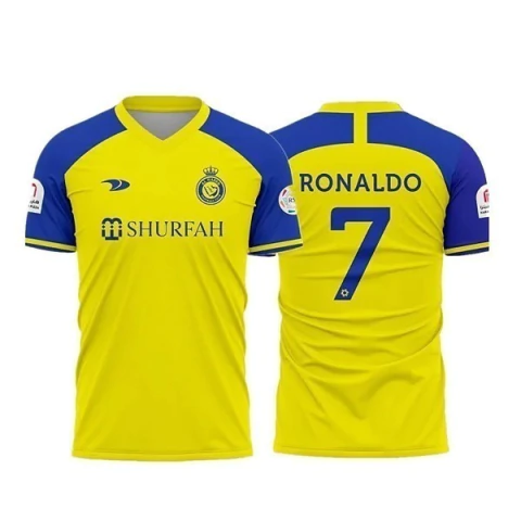 Camisa Al-Nassr (Cristiano Ronaldo/7) - Torcedor Masculina - Amarela