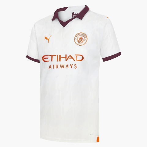 Camisa Manchester City II 2023-24 Torcedor Masculina - Branca