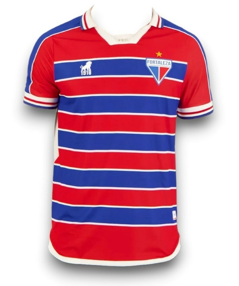 Camisa Fortaleza 2023/24 - Torcedor Masculina - Vermelho e Azul