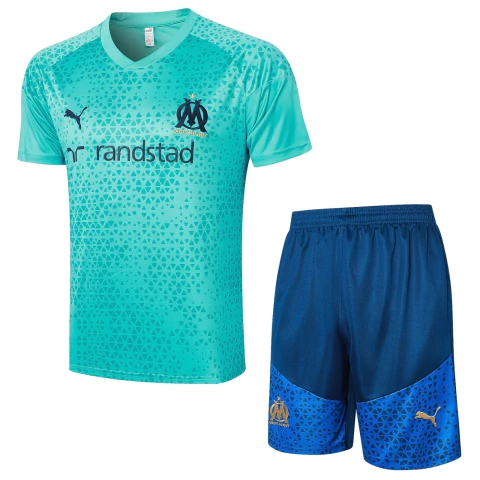 Kit de Treino Olympique de Marseille 2023/24 Masculino - Verde