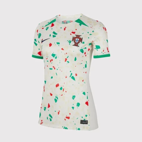 Camisa Portugal 2023/24 - Torcedor Feminina - Branca