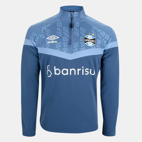 Blusão Grêmio 2023 Umbro - Treino Masculino - Azul Royal