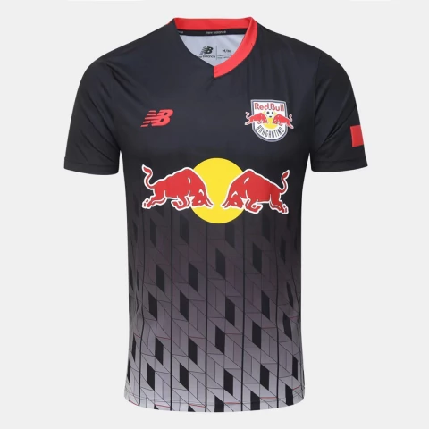 Camisa Red Bull Bragantino III 23/24 Torcedor Masculina - Preta