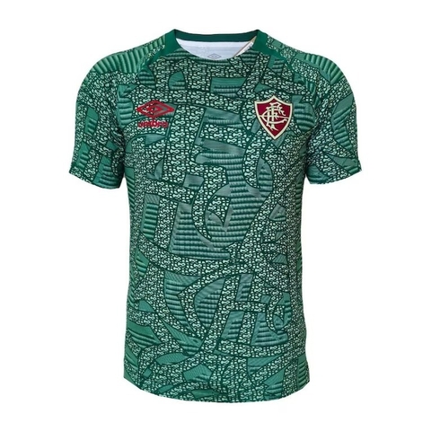 Camisa Fluminense 2024/25 Pré Jogo - Aquecimento Masculino - Verde
