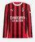 Camisa Milan 2024/25 Manga Longa Masculina - Vermelha