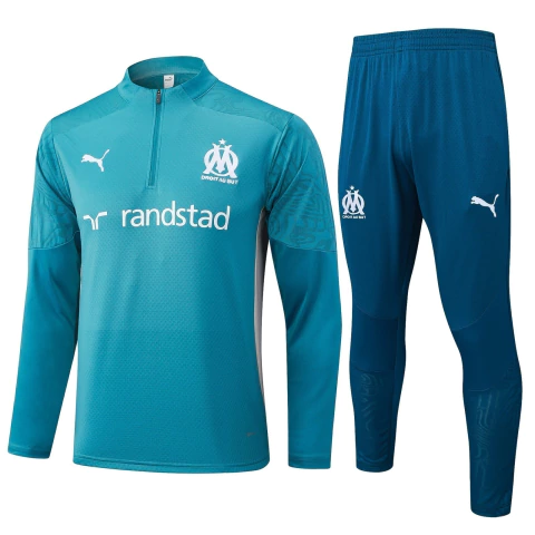 Conjunto Blusão Olympique Marseille 2024/25 - Treino Masculina -Verde - comprar online