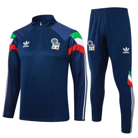Conjunto Blusão Itália 2024/25 - Treino Masculina - Azul - buy online