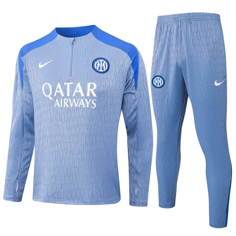 Conjunto Blusão Inter de Milão 2024/25 - Treino Masculina - Azul Claro - comprar online