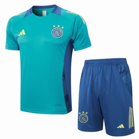 Kit Ajax Camisa e Short Treino 2024/25 - Azul - comprar online