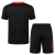 Kit Portugal Camisa e Short Treino 2024/25 - Preta na internet