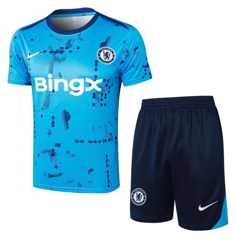 Kit Chelsea Camisa e Short Treino 2024/25 - Azul - comprar online