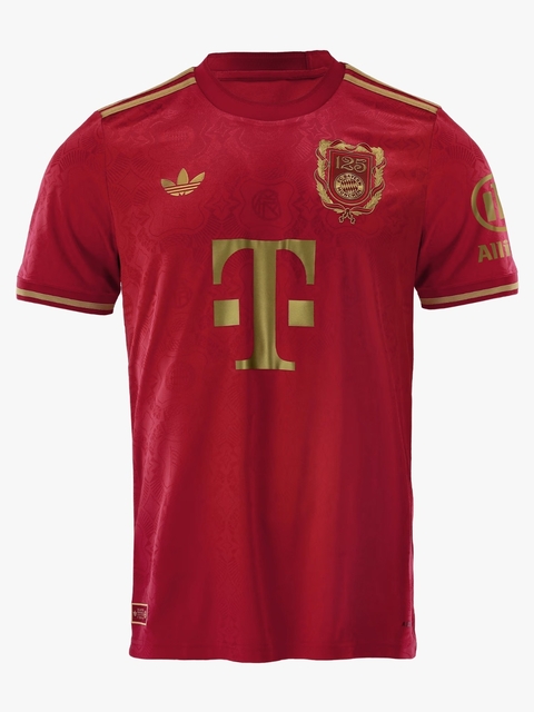 Camisa Bayern de Munique 2025/26 - Aniversário 125 anos - Torcedor Masculina - Vermelho - comprar online