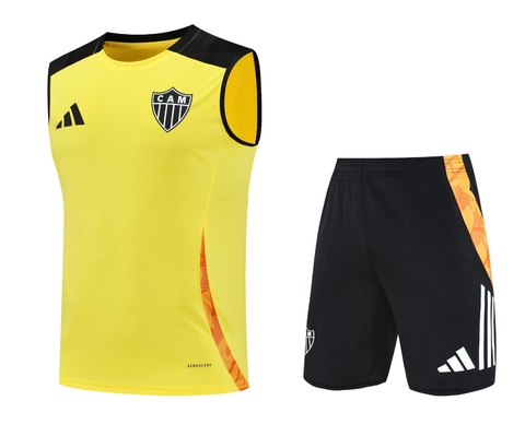 Kit Atlético Mineiro Regata de Treino 2025/26 - Torcedor Masculino - Amarelo - comprar online