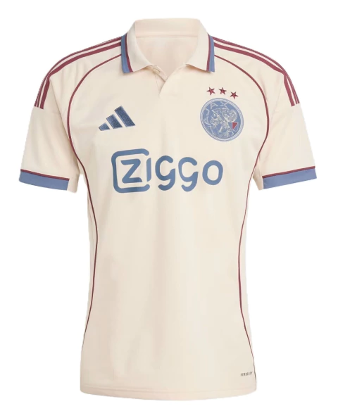 Camisa Ajax 2025/26 - Torcedor Masculina - Bege - comprar online