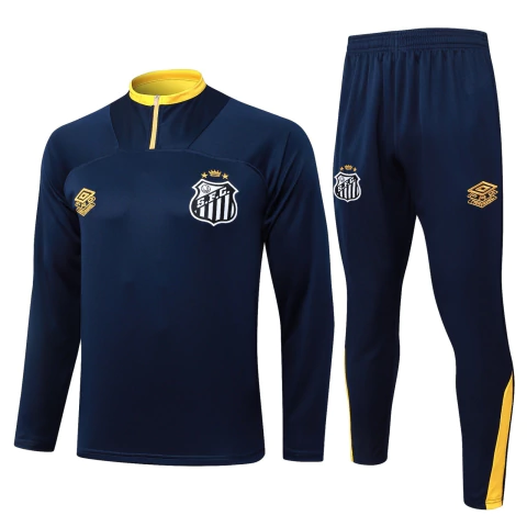Conjunto Santos 2025/26 Blusão e Calça de Treino - Masculino - Azul - comprar online