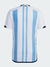 Camisa Argentina 2022 Torcedor Masculina - Branca e Azul - comprar online