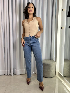 Calça Jeans Reta