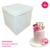 Caixa Torta Alta 25x25x30cm de altura - Ideal para Cakeboard de até 25cm - Icebox Embalagens - Embalando momentos!