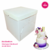 Caixa Rosa Docinho para Bolo de Andar 35x35x40cm - Ideal para Cakeboard de ate 35cm
