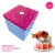 Caixa Rosa Docinho Torta Alta 30x30x23cm - Ideal para Cakeboard de até 30cm