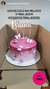 Caixa Rosa Docinho Torta Alta 35x35x23cm - Ideal para cakebard de até 35cm - comprar online