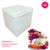 Caixa Rosa Docinho Torta Alta 35x35x23cm - Ideal para cakebard de até 35cm na internet