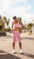 Short Estampado Lucy Rosa