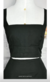 Corset Alfaiataria Briela Noite Decote Reto Preto - comprar online