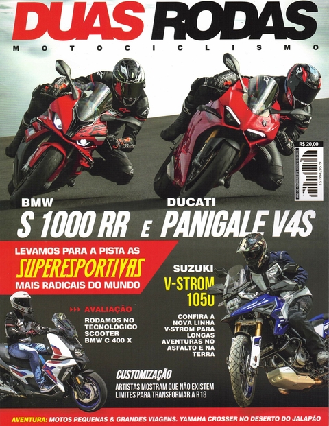 Duas Rodas Nº 579 - BMW S 1000 RR / Ducati Panigale V4S / Suzuki V-Strom 1050