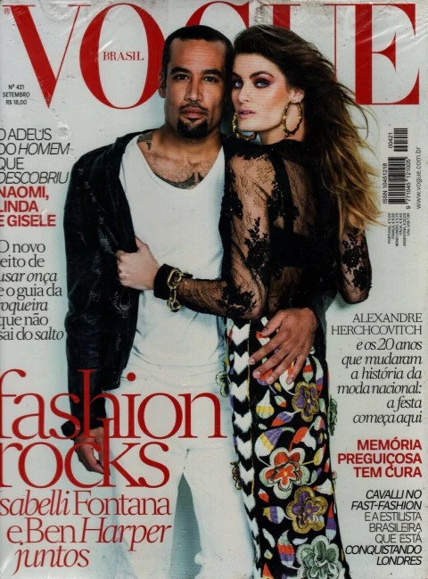 Vogue Brasil Nº 421 - Isabeli Fontana e Ben Harper