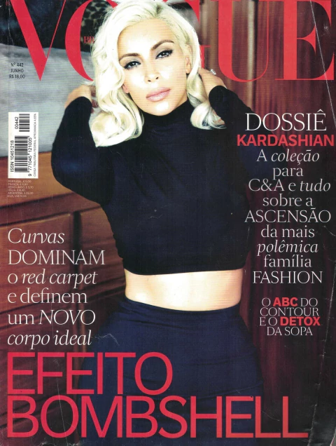 Vogue Brasil Nº 442 - Kim Kardashian (Copa 1)